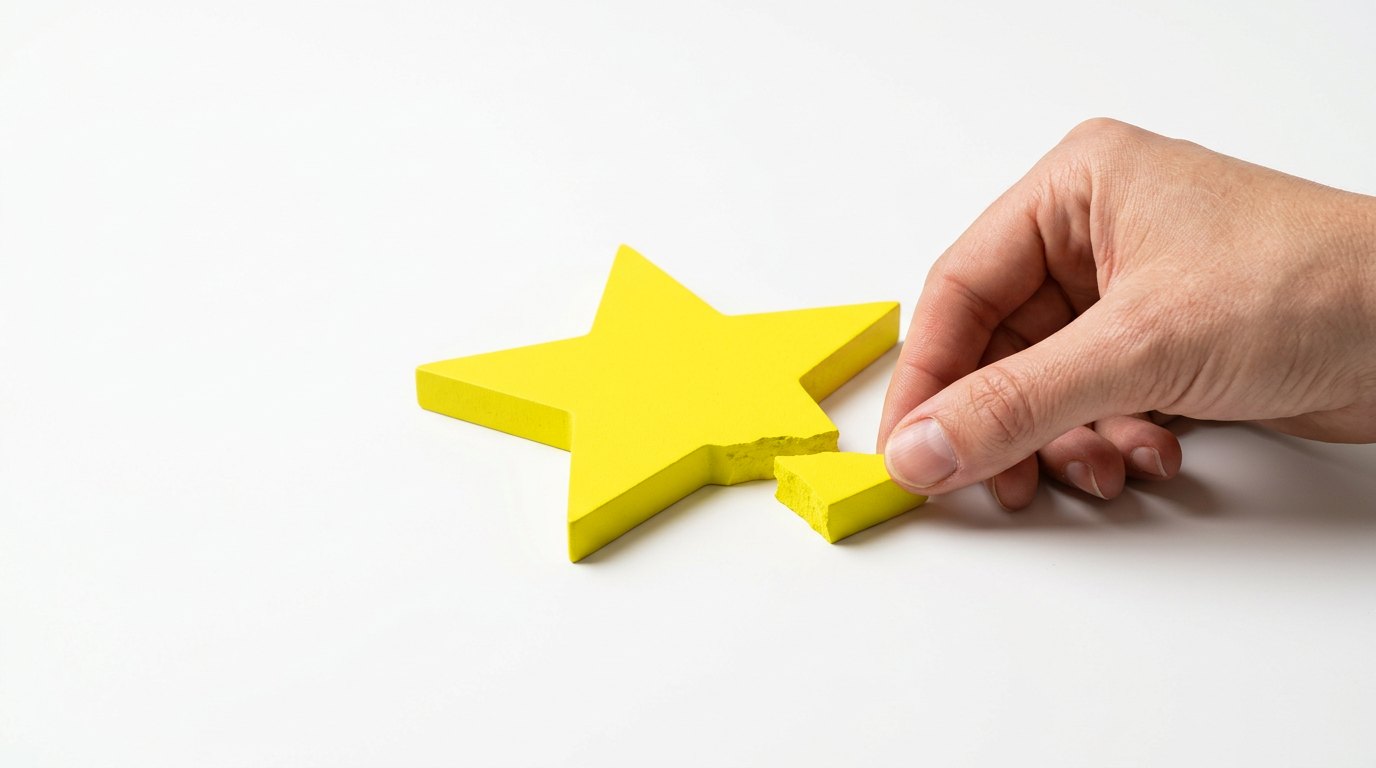 Answer a bad review the same day, in public